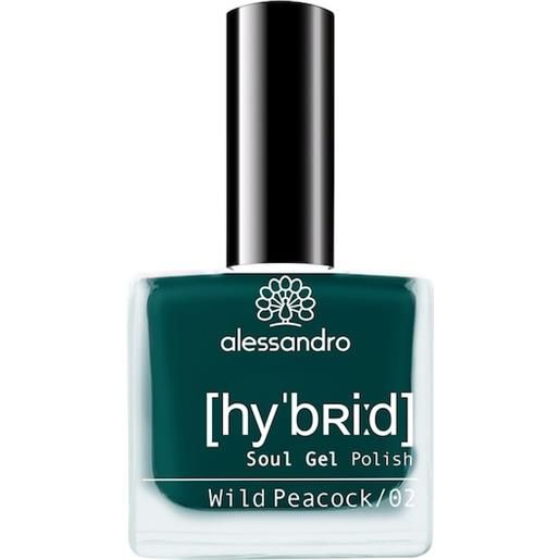 Alessandro unghie hybrid soul gel polish hybrid soul gel polish no. 118 wild peacock