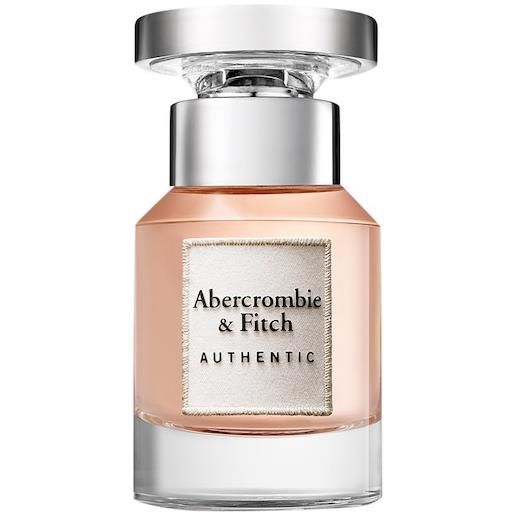 Abercrombie & Fitch profumi femminili authentic woman eau de parfum spray