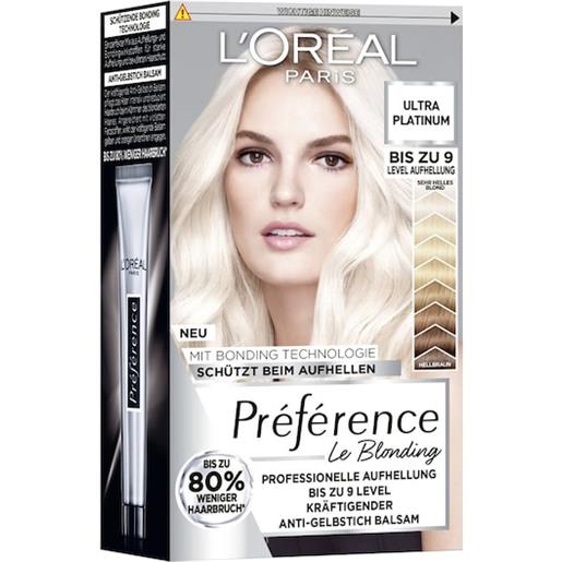 L'Oréal Paris collezione préférence le blonding ultra platino