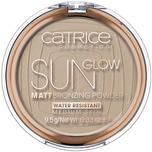 Catrice trucco del viso bronzer sun glow matt bronzing powder no. 030 medium bronze