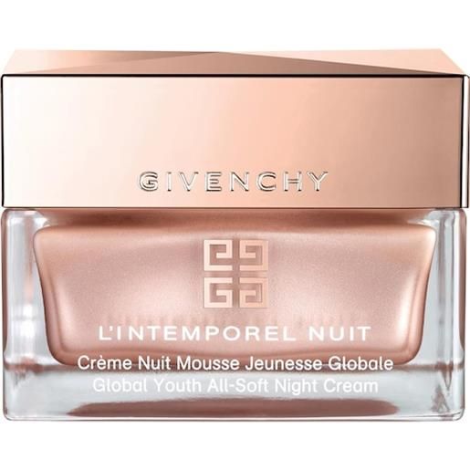 GIVENCHY cura della pelle l'intemporel nuit. Global youth all-soft night cream