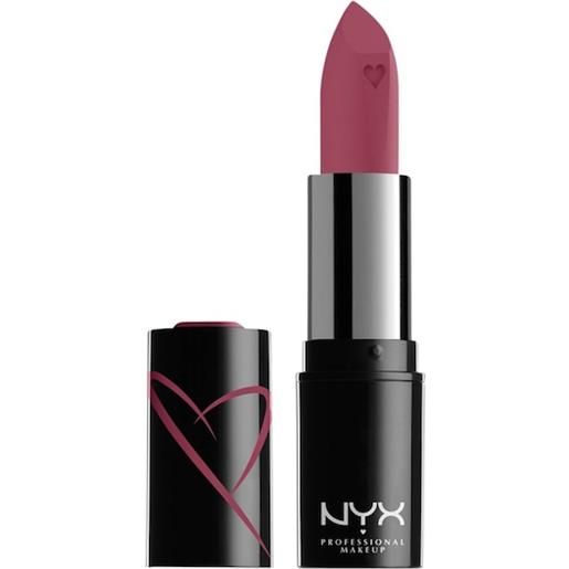 NYX Professional Makeup trucco delle labbra lipstick shout loud satin lipstick love is a drug