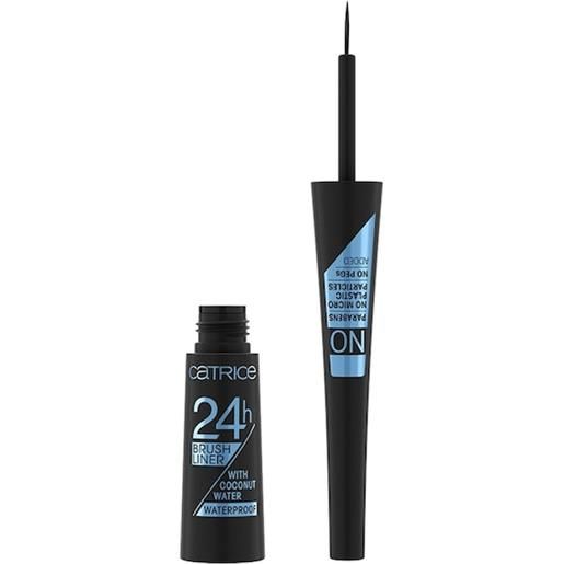 Catrice occhi eyeliner & kajal 24h brush liner waterproof eyeliner no. 10 ultra black