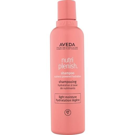 Aveda hair care shampoo nutri plenish. Light moisture shampoo