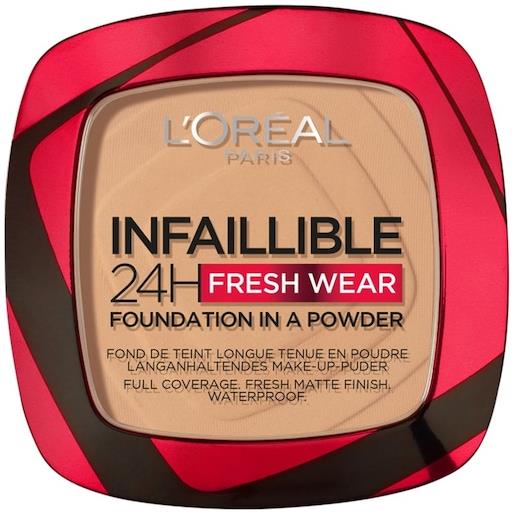 L'Oréal Paris trucco del viso polvere infaillible 24h fresh wear make-up powder 250 radiant sand