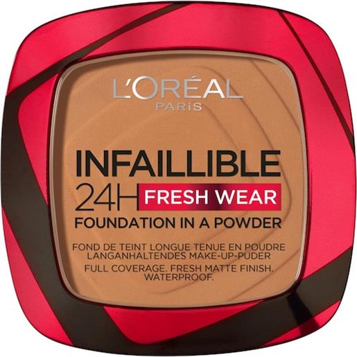 L'Oréal Paris trucco del viso polvere infaillible 24h fresh wear make-up powder 330 hazelnut