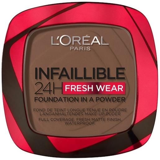 L'Oréal Paris trucco del viso polvere infaillible 24h fresh wear make-up powder 390 ebony