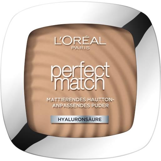 L'Oréal Paris trucco del viso polvere cipria perfect match 5. D/5. W golden sand