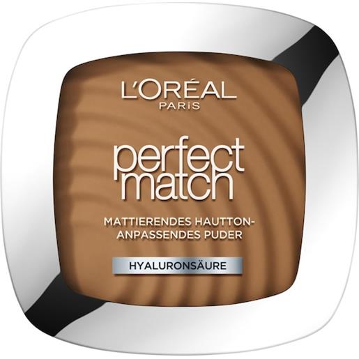 L'Oréal Paris trucco del viso polvere cipria perfect match 8. D/8. W cappucchino doré