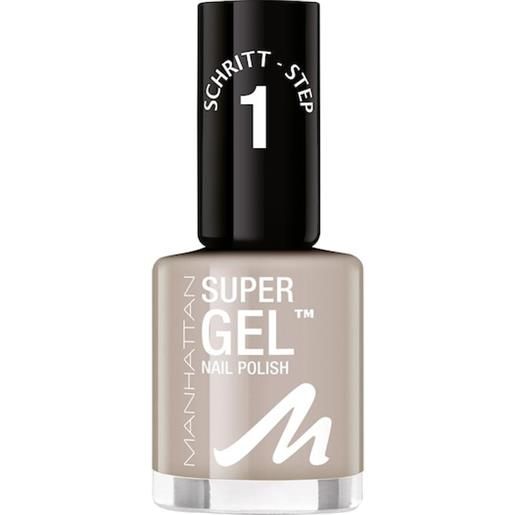 Manhattan make-up unghie super gel nail polish no. 175 time for taupe