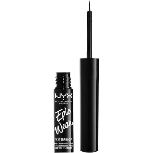 NYX Professional Makeup trucco degli occhi eyeliner epic wear metallic liquid liner gunmetal
