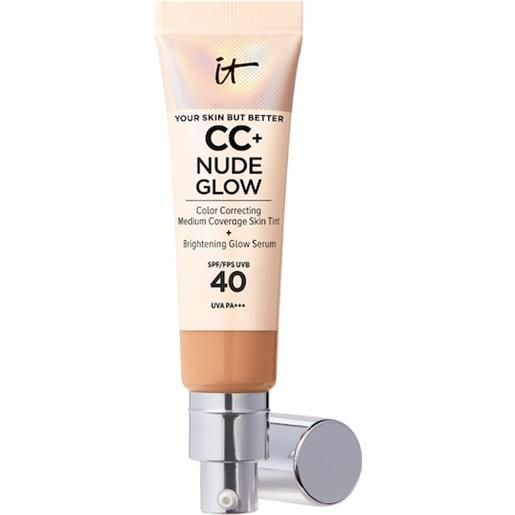 it Cosmetics cura del viso bb-cream cc+ nude glow spf 40 neutral tan