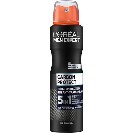 L'Oréal Paris Men Expert cura deodoranti carbon protect. Anti-transpirant deodorant spray