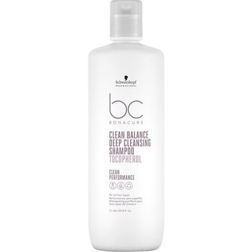 Schwarzkopf Professional bc bonacure clean balance deep cleansing shampoo