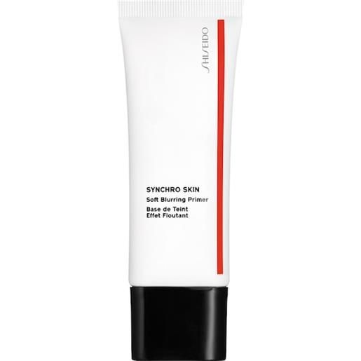 Shiseido face makeup foundation synchro skin soft blurring primer
