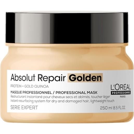 L'Oréal Professionnel Paris cura dei capelli serie expert absolut repair quinoa dorata + proteine. Resurfacing golden masque