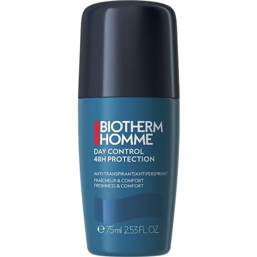 Biotherm Homme cura dell'uomo day control 48h day control protection. Roll-on antitraspirante