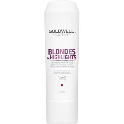 Goldwell dualsenses blondes & highlights anti-yellow conditioner