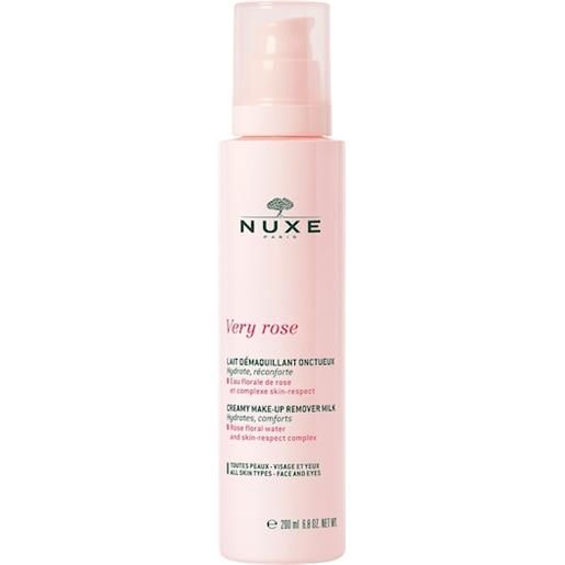 Nuxe cura del viso very rose very rose. Creamy make-up remover milk
