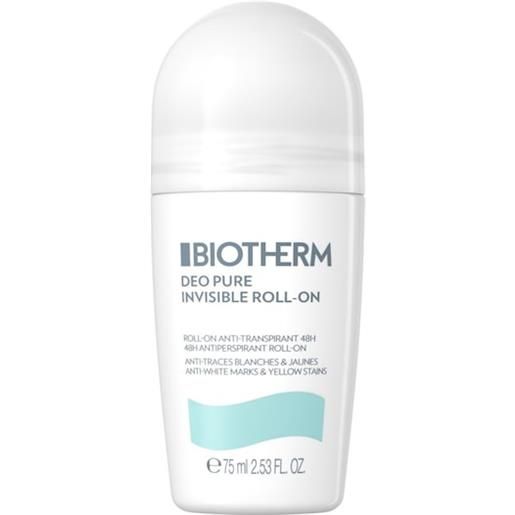 Biotherm cura del corpo deo pure invisible roll-on 48h