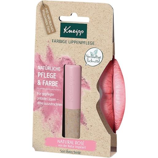 Kneipp cura della pelle cura del viso balsamo labbra colorato natural rosé