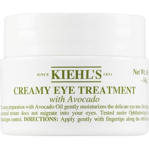 Kiehl's cura del viso cura degli occhi creamy eye treatment with avocado