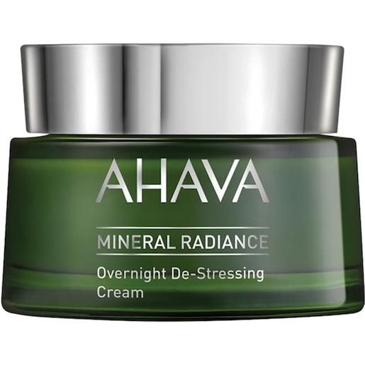 Ahava cura del viso mineral radiance overnight de-stressing cream