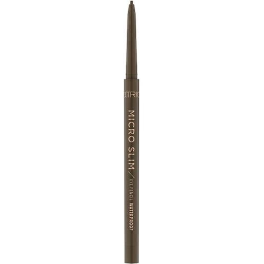 Catrice occhi eyeliner & kajal micro slim eye pencil waterproof no. 030 brown precision