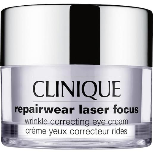 Clinique cura della pelle cura anti-età repairwear laser focus wrinkle correcting eye cream