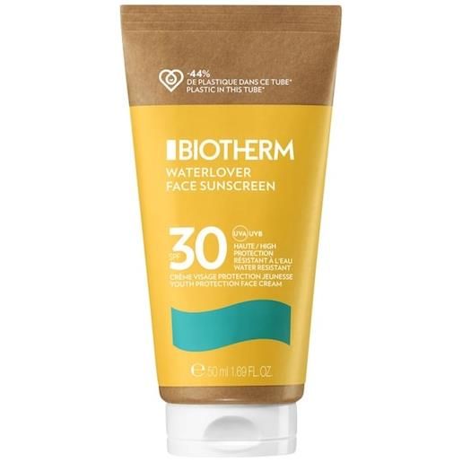 Biotherm cura del sole protezione solare waterlover face sunscreen spf 30