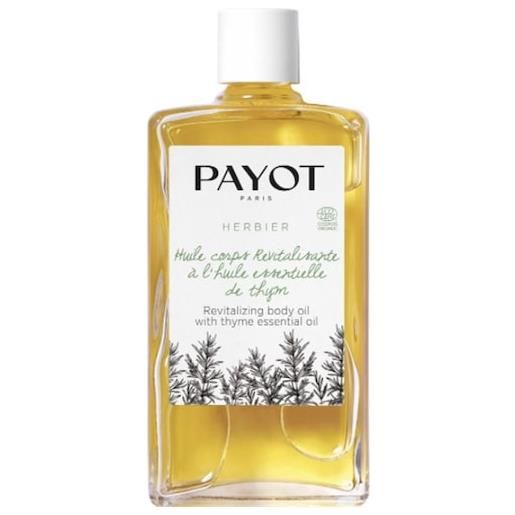 Payot cura della pelle herbier huile corps revitalisante à l'huile essentielle de thym