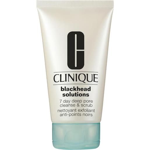 Clinique cura della pelle prodotti esfolianti blackhead solutions7 day deep pore cleanse & scrub