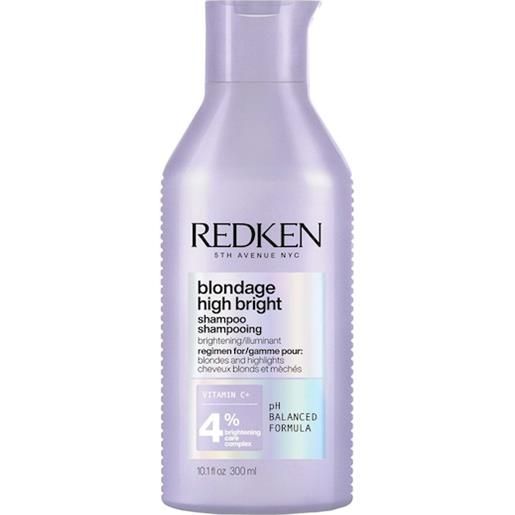 Redken bleached hair blondage high bright shampoo