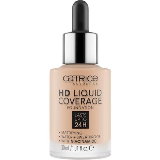 Catrice trucco del viso make-up hd liquid coverage foundation no. 030 sand beige