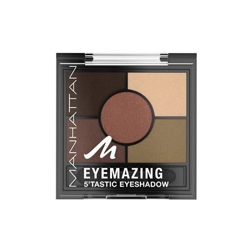 Manhattan make-up occhi eyemazing 5'tastic eyeshadow 02 brixton brown