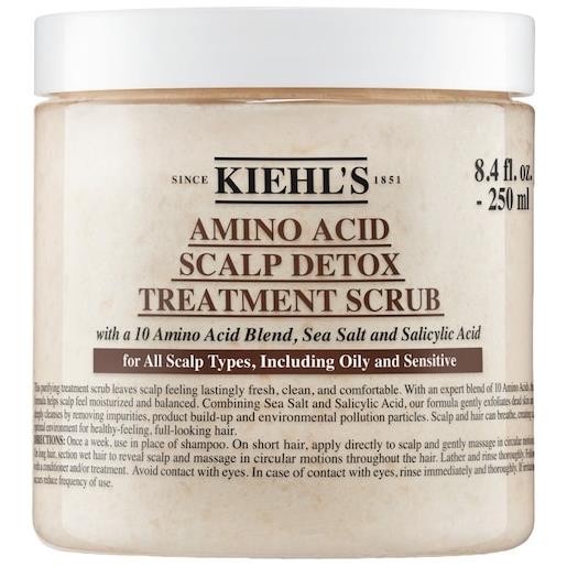 Kiehl's trattamento capelli e acconciature trattamenti amino acid scalp detox treatment scrub