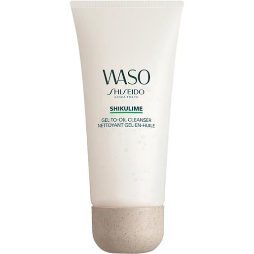 Shiseido linee per la cura del viso waso shikulime gel-to-oil cleanser