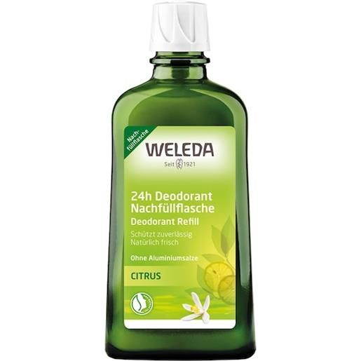 WELEDA cura-del-corpo deodoranti. Effetto affidabile e naturale senza sali di alluminio. Deodorante spray fresco agli agrumi bottiglia di ricarica 200 ml (86,95 € / 1 l)