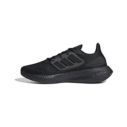 adidas pureboost 22 w, scarpe basse (non football) donna, core black core black core, 43 1/3 eu