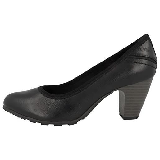 s.Oliver 5-5-22404-20, scarpe décolleté donna, nero (schwarz), 36 eu