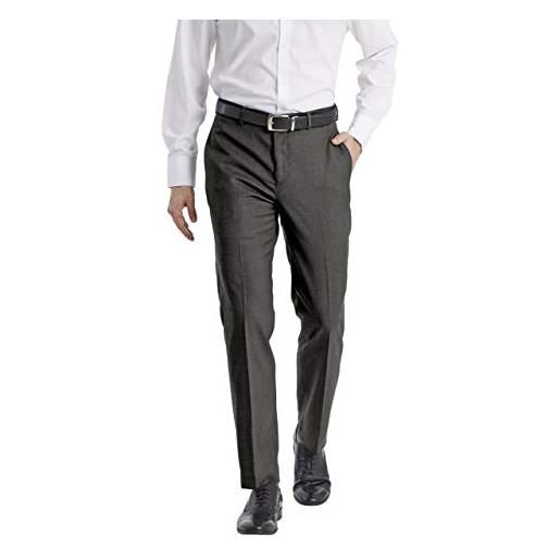 Calvin Klein slim fit pantaloni eleganti, grigio, 34w x 29l uomo
