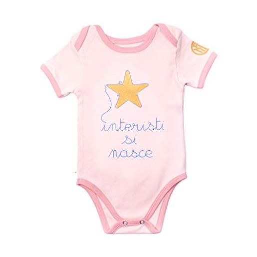Inter gil infant collection 2020 girls body, bimba, rosa, 9-12 month