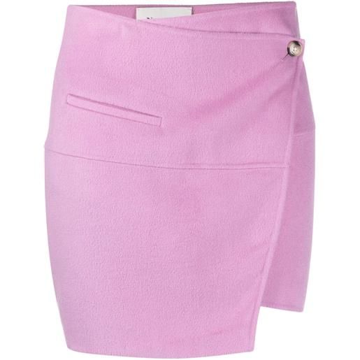 Nanushka minigonna a portafoglio - rosa
