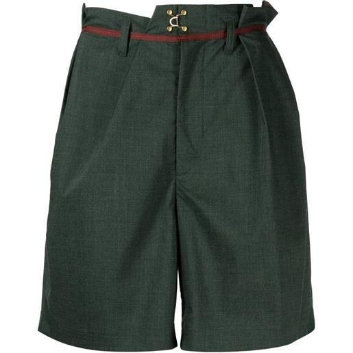 Kolor shorts taglio comodo - verde