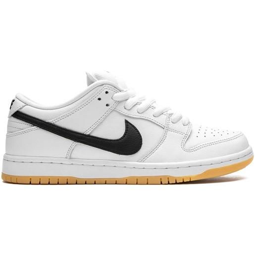 Nike sneakers sb dunk white gum - bianco