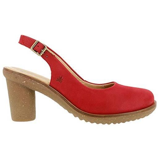 El Naturalista n5155 trivia, scarpe col tacco punta chiusa donna, rosso (tibet tibet), 41 eu