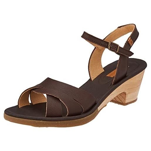 El Naturalista n5495 sylvan sandalia, sandali con tacco donna, nero, 42 eu