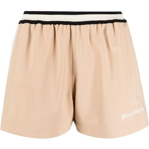 Palm Angels shorts sportivi con banda laterale - toni neutri