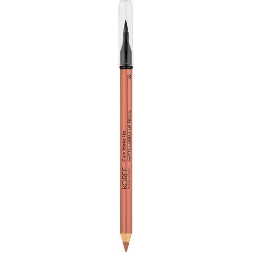 Korff Make Up korff cure make up - matita labbra con pennello incorporato colore n. 01, 1.08g
