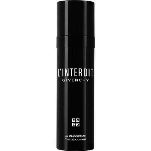 Givenchy l'interdit deodorant 100 ml deodorante per una freschezza immediata e duratura